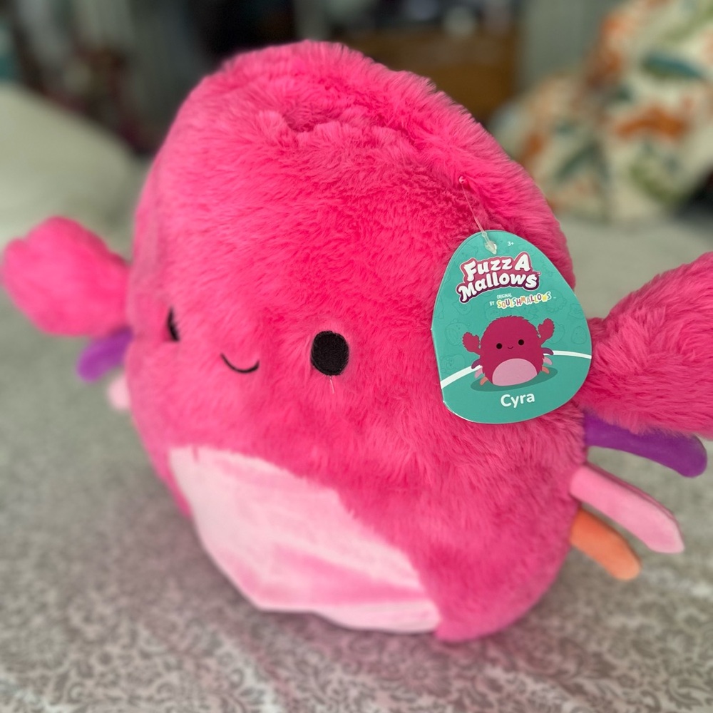 New Cyra The Crab Fuzzamallow Squishmallows - Picture 16 of 16